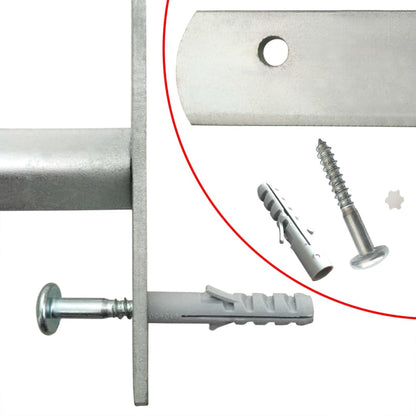 vidaXL Grille réglable de sécurité de fenêtres et 4 barres 700-1050 mm