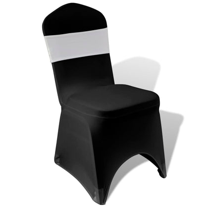 25 bandes de chaise décoratives extensibles crème
