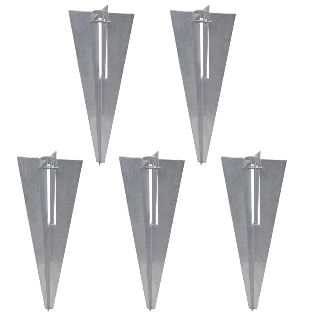 vidaXL Clôture à mailles losangées et poteaux acier galvanisé 15x1 m