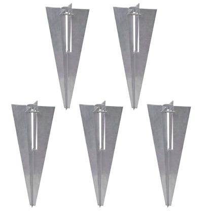 vidaXL Clôture à mailles losangées et poteaux acier galvanisé 15x1 m