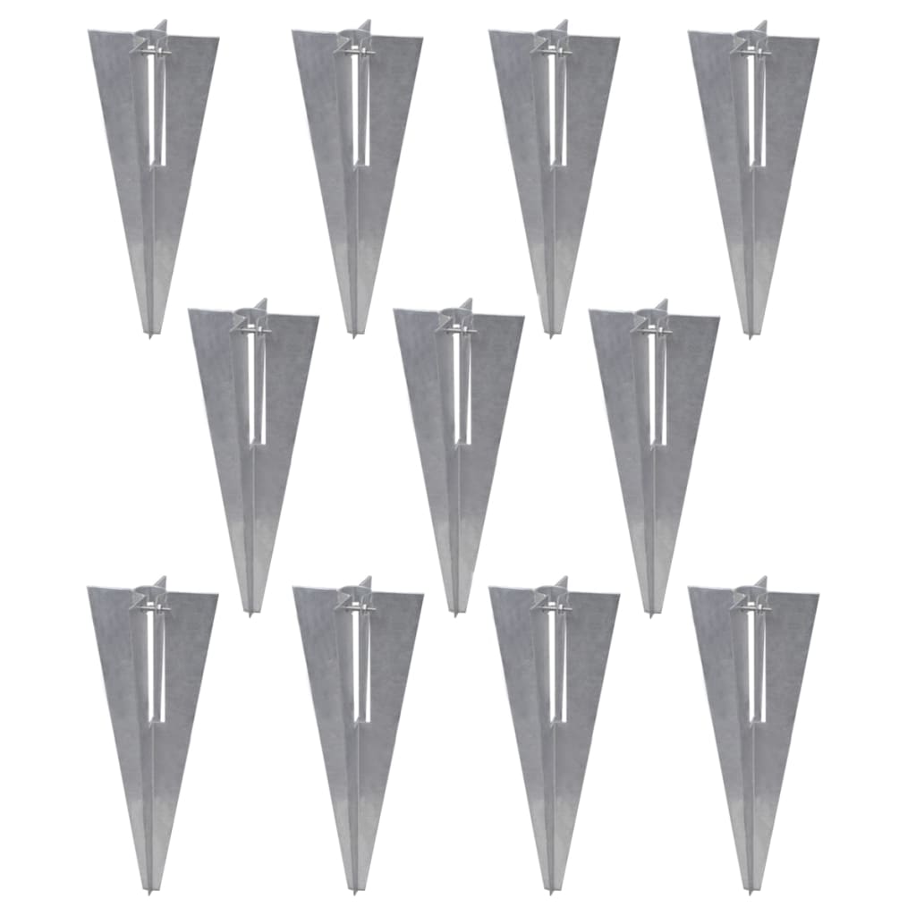 vidaXL Clôture à mailles losangées et poteaux acier galvanisé 25x1,25m