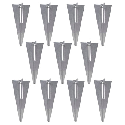 vidaXL Clôture à mailles losangées et poteaux acier galvanisé 25x1,25m