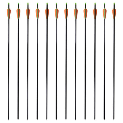 vidaXL Flèche d'arc à poulies standard 12pcs 30" 0,8 cm fibre de verre