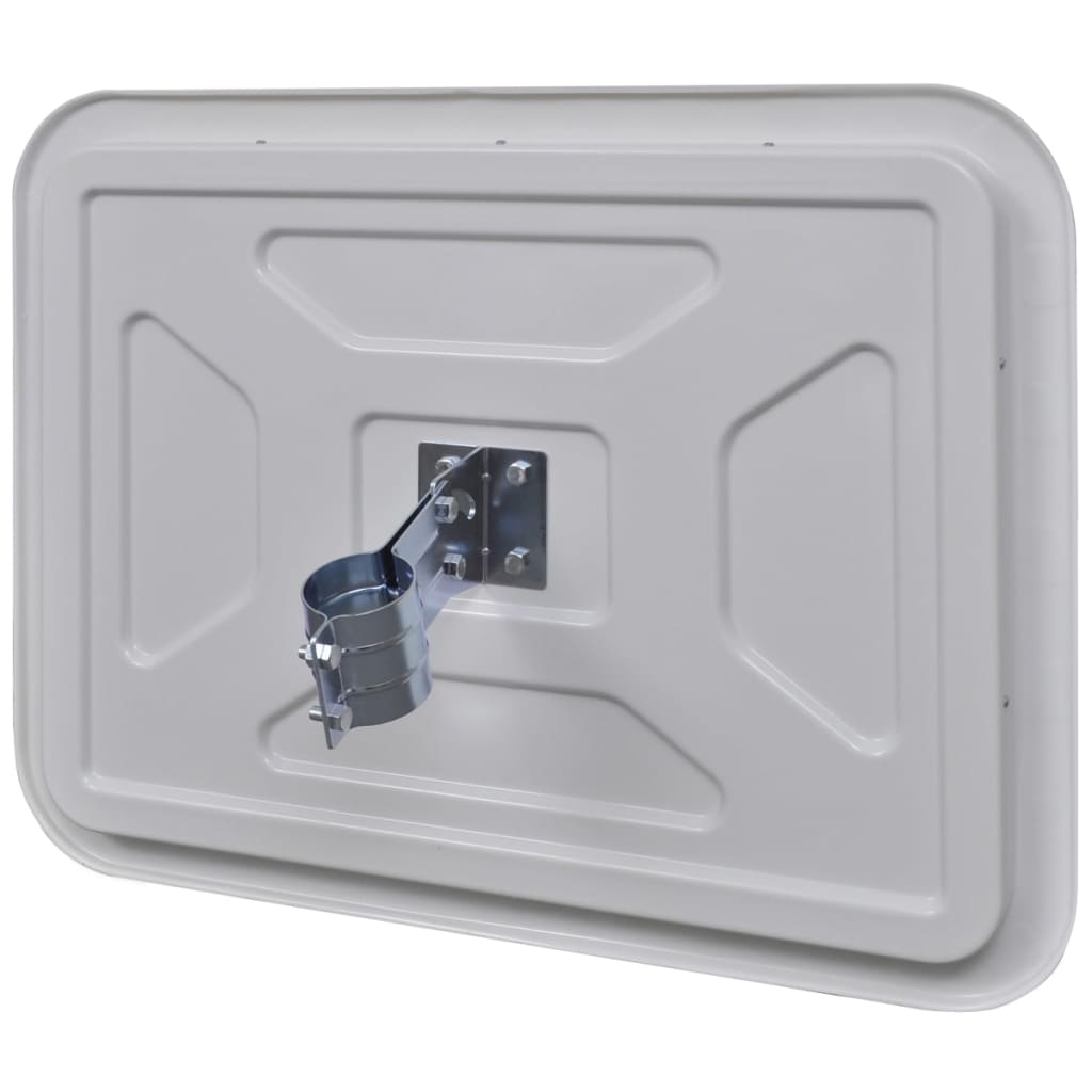 vidaXL Miroir de trafic convexe rectangulaire 60x80cm et réflecteurs
