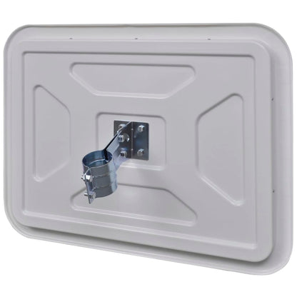 vidaXL Miroir de trafic convexe rectangulaire 60x80cm et réflecteurs