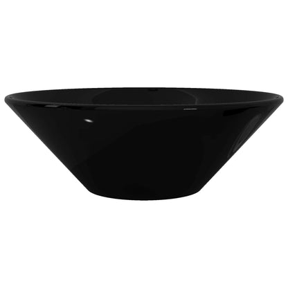 Vasque rond céramique Noir pour salle de bain