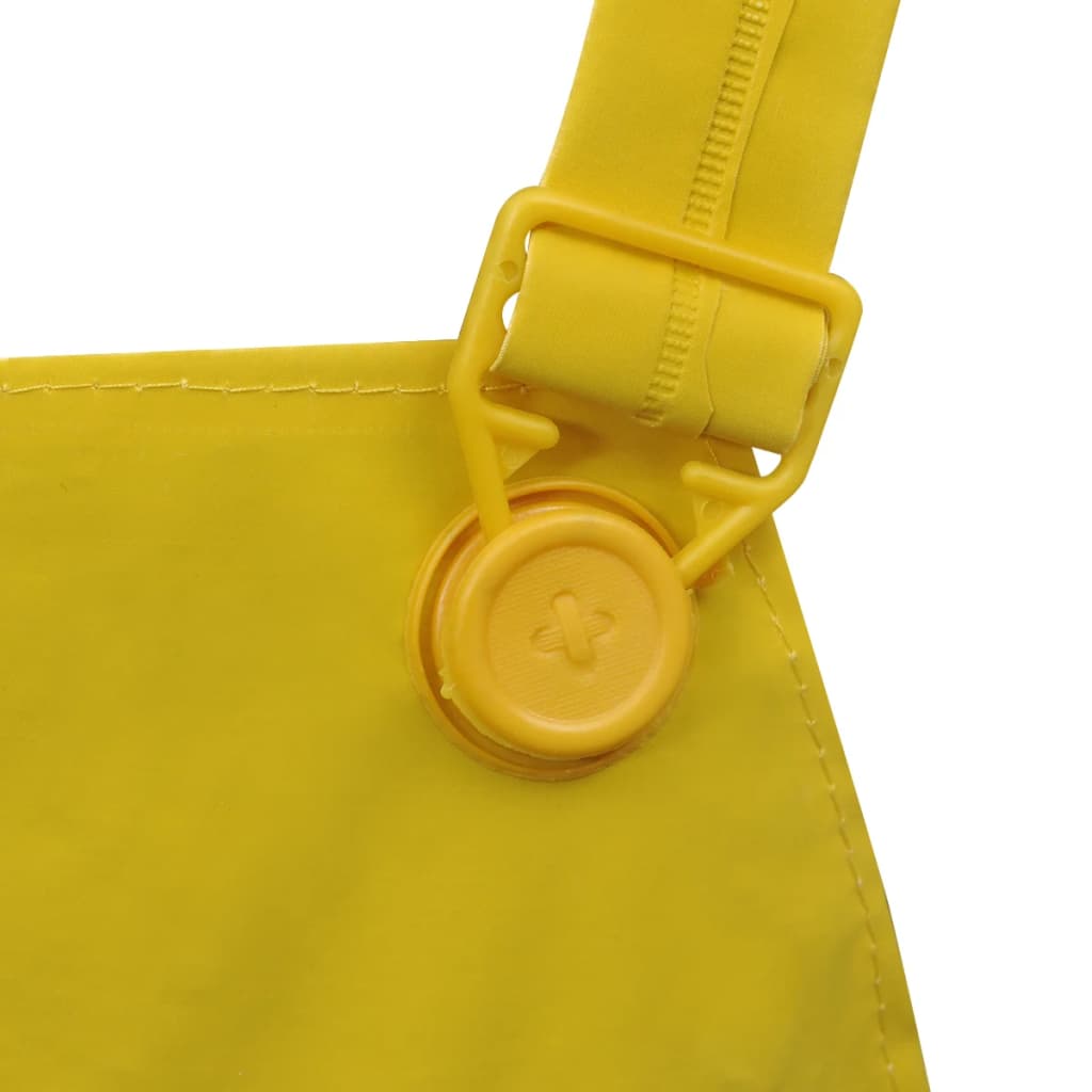 vidaXL Combinaison de pluie 2 pcs imperméable résistante à capuche L