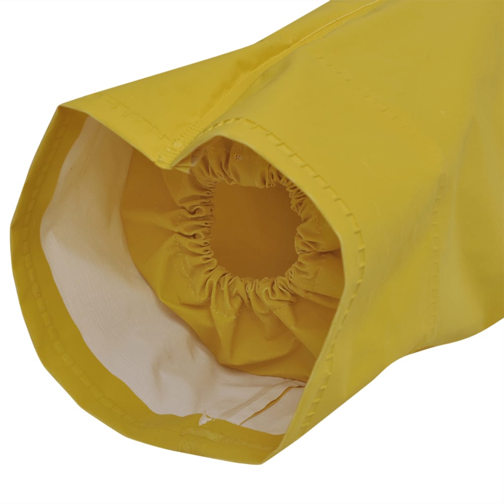 vidaXL Combinaison de pluie 2 pcs imperméable résistante à capuche L