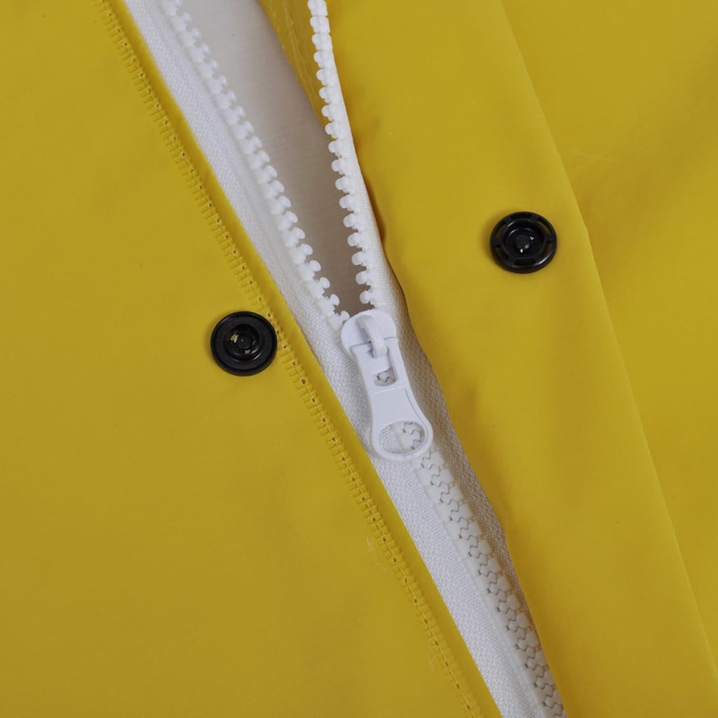 vidaXL Combinaison de pluie 2 pcs imperméable résistante à capuche L
