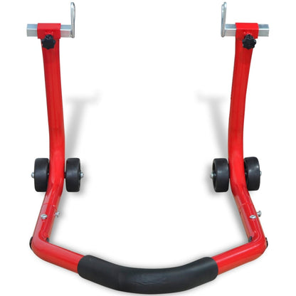 vidaXL Béquille arrière de moto Rouge