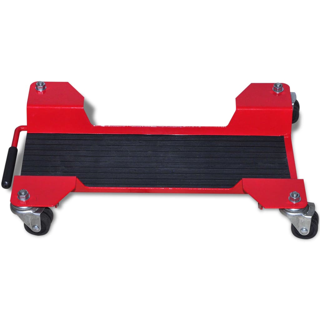 vidaXL Chariot de moto Rouge