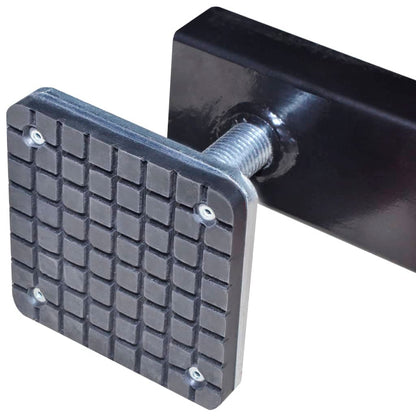 vidaXL Adaptateur de traverse 2 tonnes Rouge