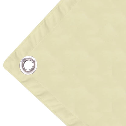 vidaXL Écran de balcon en tissu Oxford 75x600 cm Crème