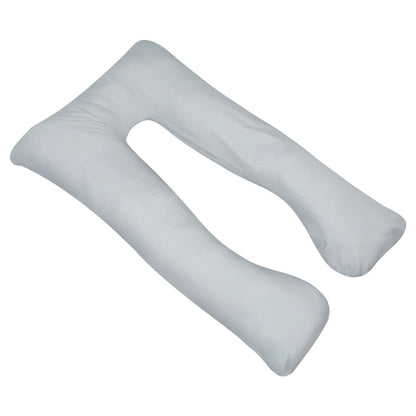 vidaXL Coussin de grossesse 90 x 145 cm Gris