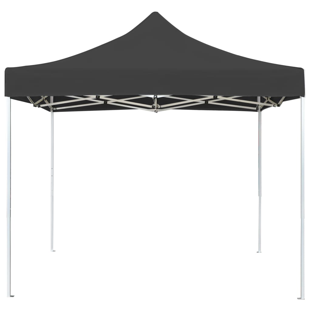 vidaXL Tente de réception pliable Aluminium 3 x 3 m Anthracite