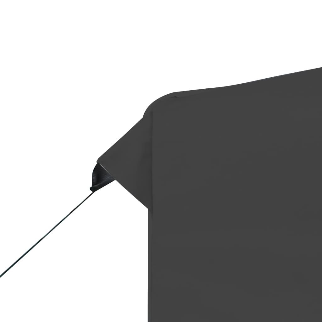 vidaXL Tente de réception pliable Aluminium 3 x 3 m Anthracite