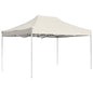 vidaXL Tente de réception pliable Aluminium 4,5x3 m Crème