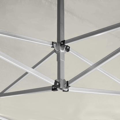 vidaXL Tente de réception pliable Aluminium 4,5x3 m Crème
