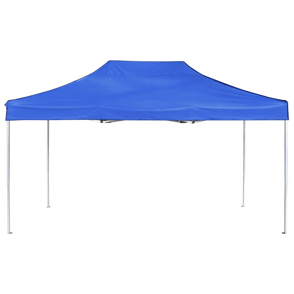 vidaXL Tente de réception pliable Aluminium 4,5x3 m Bleu