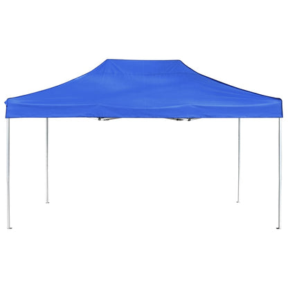 vidaXL Tente de réception pliable Aluminium 4,5x3 m Bleu