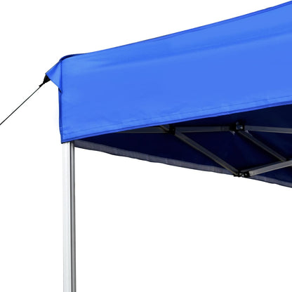vidaXL Tente de réception pliable Aluminium 4,5x3 m Bleu
