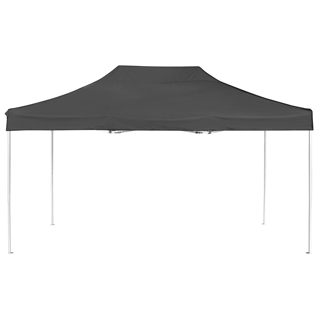 vidaXL Tente de réception pliable Aluminium 4,5x3 m Anthracite
