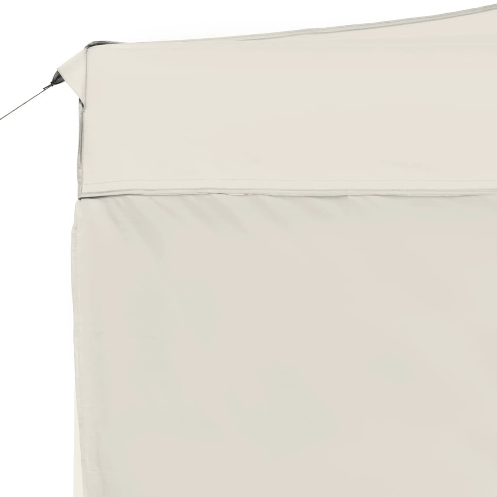 vidaXL Tente de réception pliable avec parois Aluminium 4,5x3 m Crème