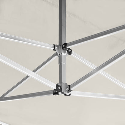 vidaXL Tente de réception pliable avec parois Aluminium 4,5x3 m Crème