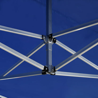 vidaXL Tente de réception pliable avec parois Aluminium 4,5x3 m Bleu