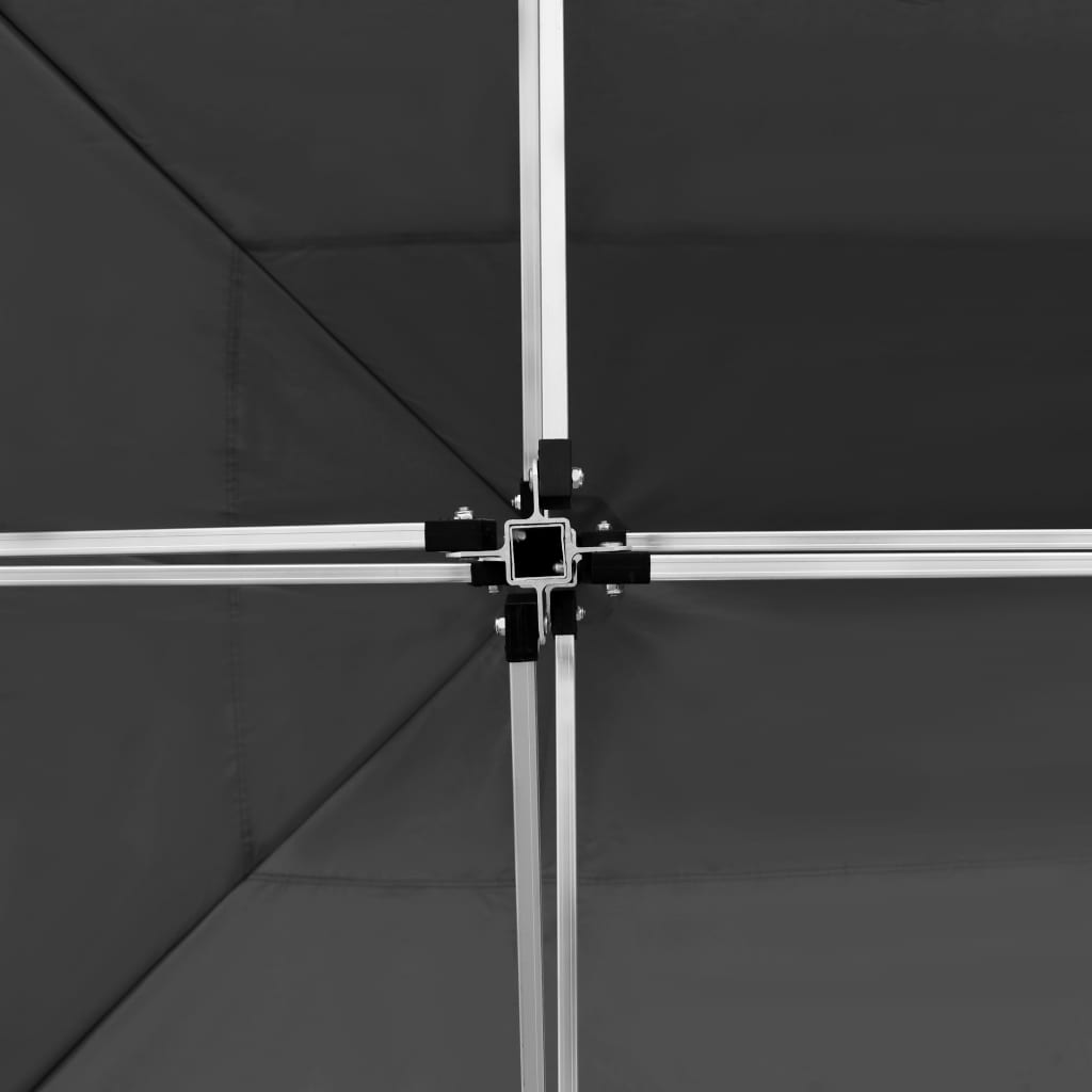 vidaXL Tente de réception pliable à parois Aluminium 4,5x3m Anthracite