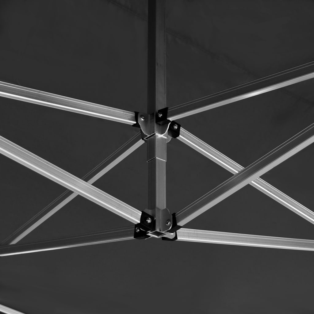 vidaXL Tente de réception pliable à parois Aluminium 4,5x3m Anthracite