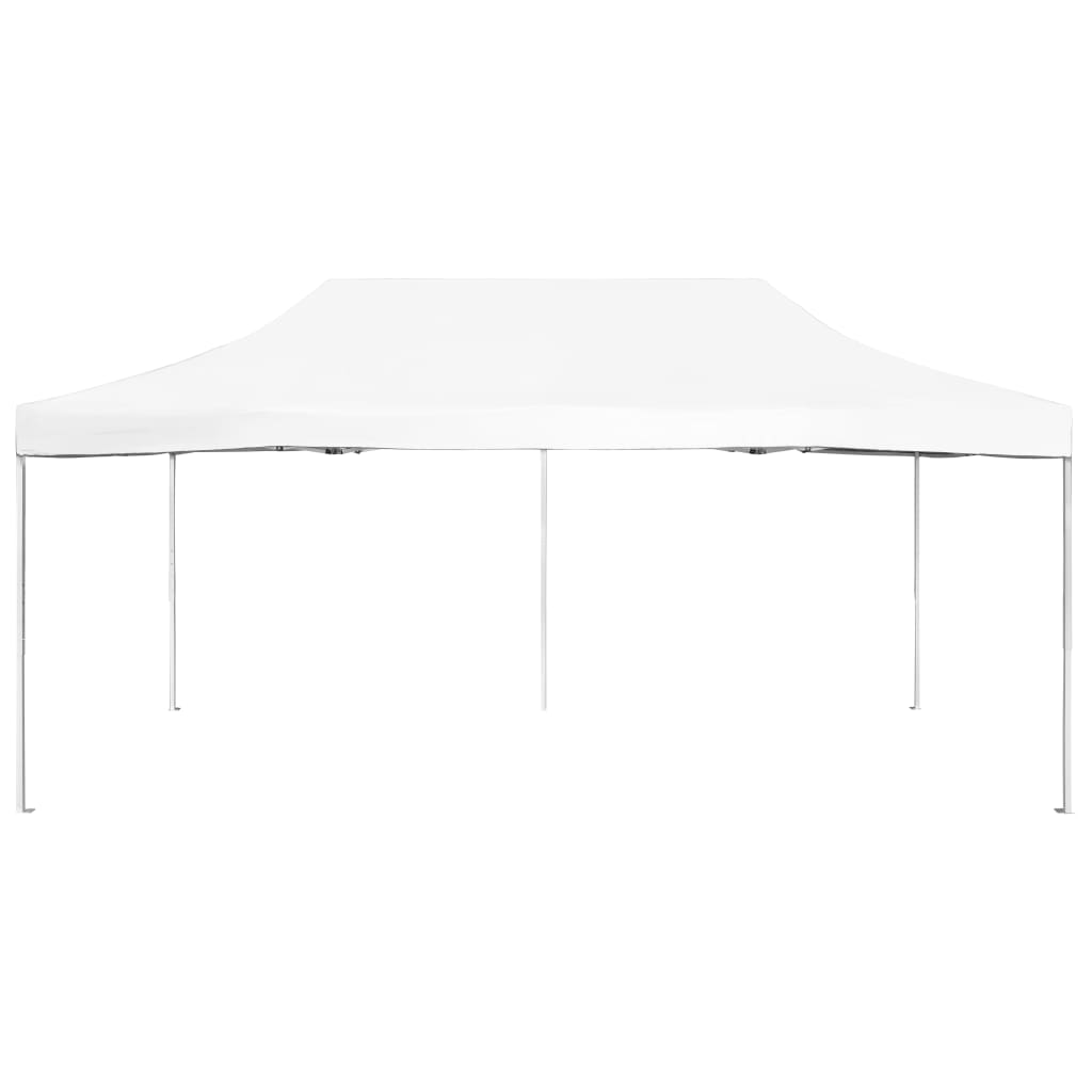 vidaXL Tente de réception pliable Aluminium 6 x 3 m Blanc