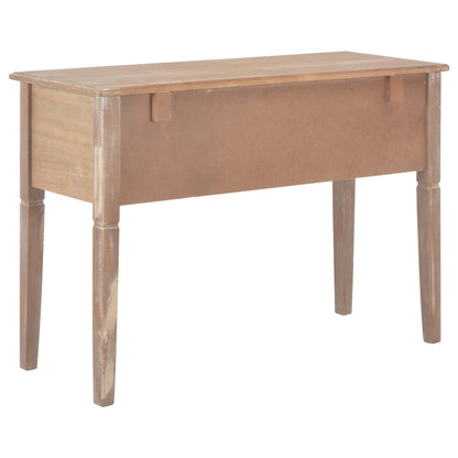 vidaXL Bureau Marron 109,5 x 45 x 77,5 cm Bois