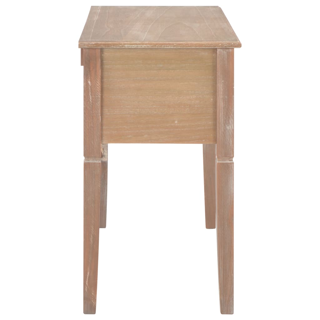 vidaXL Bureau Marron 109,5 x 45 x 77,5 cm Bois