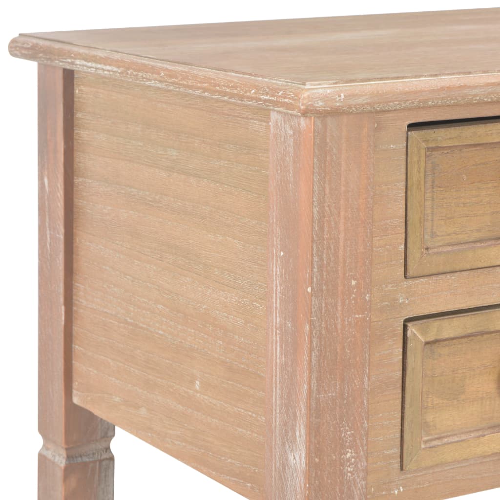 vidaXL Bureau Marron 109,5 x 45 x 77,5 cm Bois