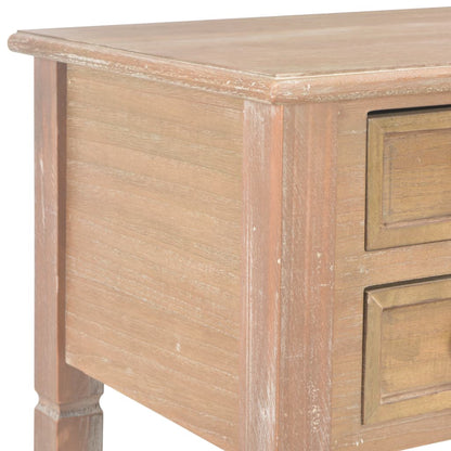 vidaXL Bureau Marron 109,5 x 45 x 77,5 cm Bois