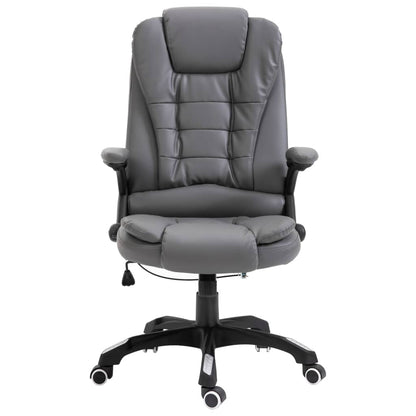 vidaXL Chaise de bureau Anthracite Similicuir
