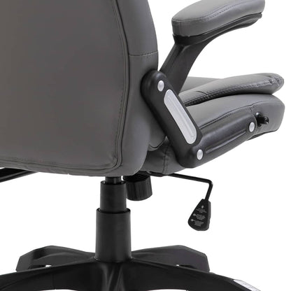 vidaXL Chaise de bureau Anthracite Similicuir