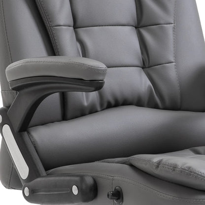 vidaXL Chaise de bureau Anthracite Similicuir