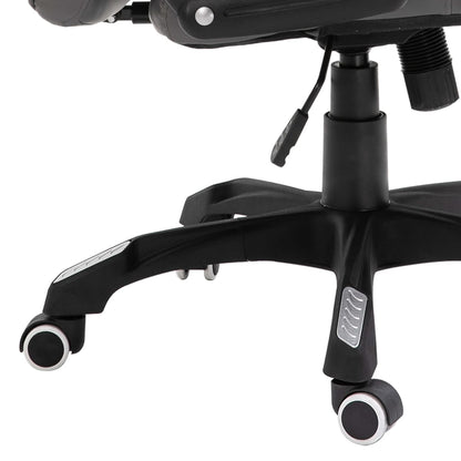 vidaXL Chaise de bureau Anthracite Similicuir