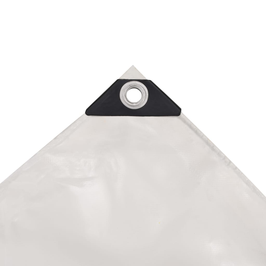 vidaXL Bâche 650 g / m² 1,5 x 6 m Blanc