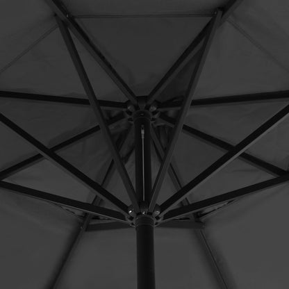 vidaXL Parasol avec base portable Anthracite