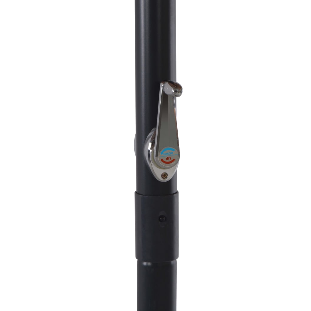 vidaXL Parasol avec base portable Anthracite