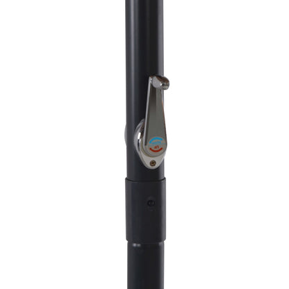 vidaXL Parasol avec base portable Anthracite