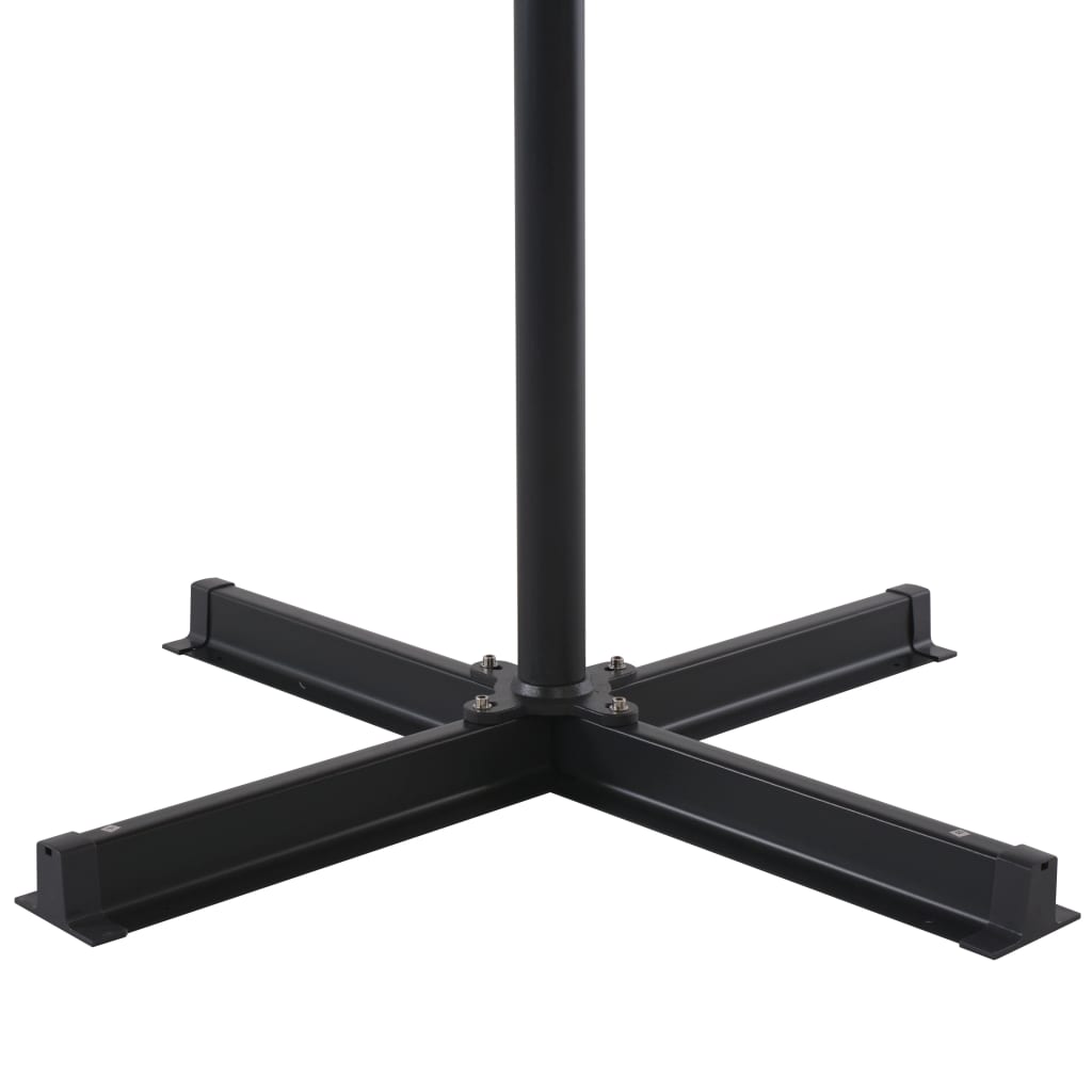 vidaXL Parasol avec base portable Anthracite
