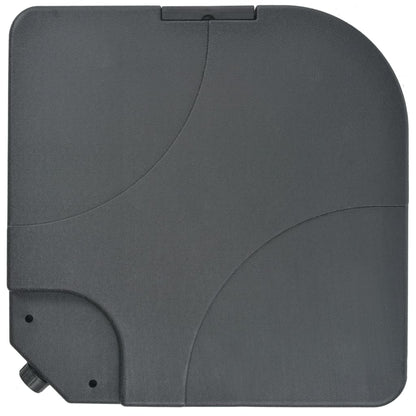vidaXL Parasol de jardin avec base portable anthracite