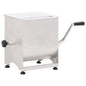 vidaXL Mélangeur de viande avec boîte de vitesse Argenté Inox