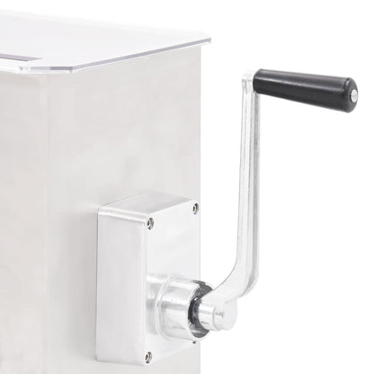 vidaXL Mélangeur de viande avec boîte de vitesse Argenté Inox