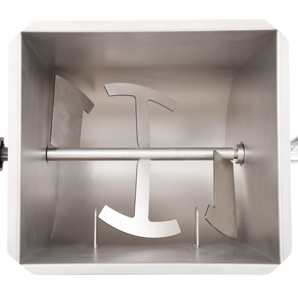 vidaXL Mélangeur de viande avec boîte de vitesse Argenté Inox
