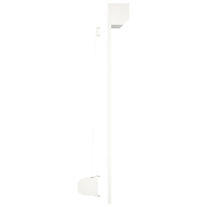 vidaXL Volet roulant aluminium 110x130 cm blanc